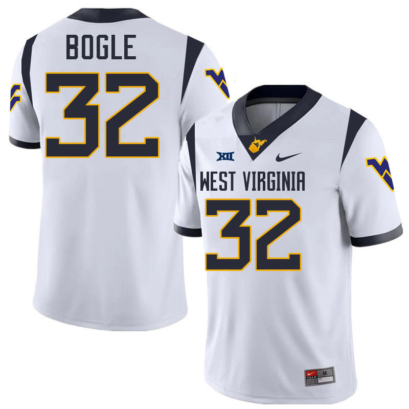 Ben Bogle WVU Jersey,West Virginia Mountaineers #32 Ben Bogle Jersey Youth College-White